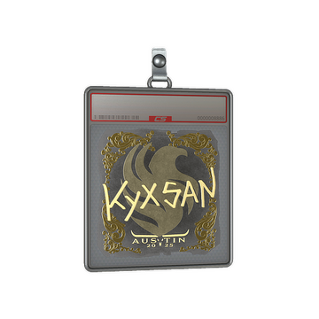 Sticker Slab | kyxsan (Gold) | Austin 2025