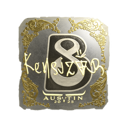 Sticker | kensizor (Gold) | Austin 2025