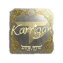 Sticker | karrigan (Gold) | Austin 2025
