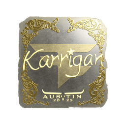 Sticker | karrigan (Gold) | Austin 2025