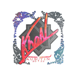 Sticker | khaN (Holo) | Austin 2025