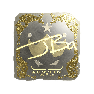 Sticker | JBa (Gold) | Austin 2025