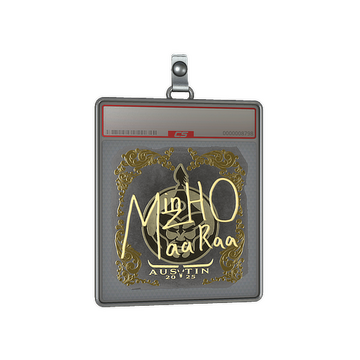 Sticker Slab | mzinho (Gold) | Austin 2025