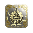 Sticker | mzinho (Gold) | Austin 2025