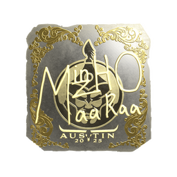 Sticker | mzinho (Gold) | Austin 2025