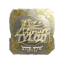 Sticker | Mercury (Gold) | Austin 2025