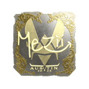 Sticker | mezii (Gold) | Austin 2025