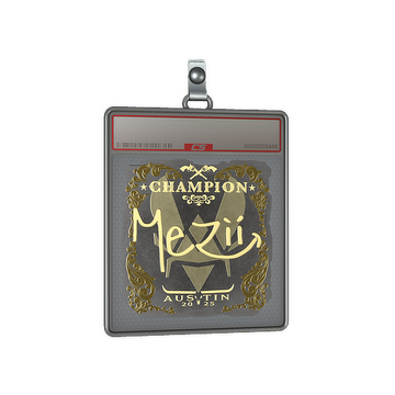 Sticker Slab | mezii (Gold, Champion) | Austin 2025