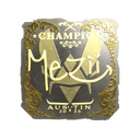 Sticker | mezii (Gold, Champion) | Austin 2025