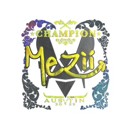 Sticker | mezii (Holo, Champion) | Austin 2025