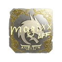 Sticker | magixx (Gold) | Austin 2025