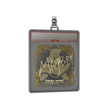 Sticker Slab | MAJ3R (Gold) | Austin 2025