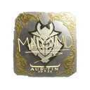 Sticker | malbsMd (Gold) | Austin 2025