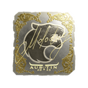 Sticker | molodoy (Gold) | Austin 2025