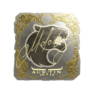 Sticker | molodoy (Gold) | Austin 2025