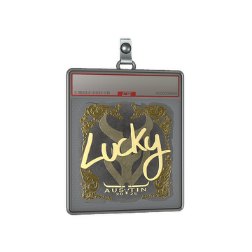Sticker Slab | Lucky (Gold) | Austin 2025