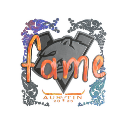 Sticker | fame (Holo) | Austin 2025