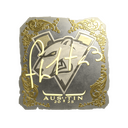 Sticker | FL1T (Gold) | Austin 2025