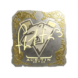 Sticker | FL1T (Gold) | Austin 2025