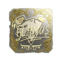 Sticker | FL4MUS (Gold) | Austin 2025