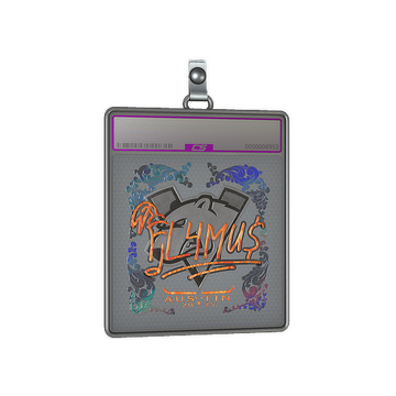 Sticker Slab | FL4MUS (Holo) | Austin 2025