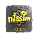 Sticker | n1ssim (Foil) | Austin 2025