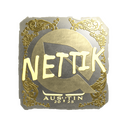 Sticker | nettik (Gold) | Austin 2025