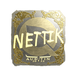 Sticker | nettik (Gold) | Austin 2025