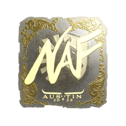 Sticker | NAF (Gold) | Austin 2025