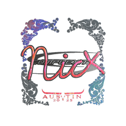 Sticker | nicx (Holo) | Austin 2025