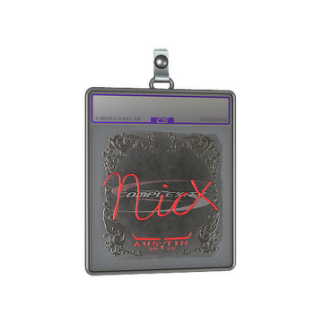 Sticker Slab | nicx (Foil) | Austin 2025