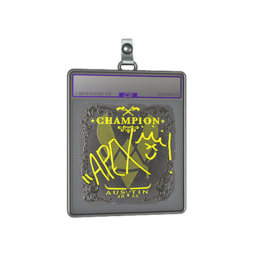 Sticker Slab | apEX (Foil, Champion) | Austin 2025