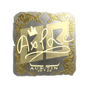 Sticker | Ax1Le (Gold) | Austin 2025