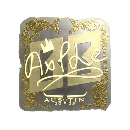 Sticker | Ax1Le (Gold) | Austin 2025