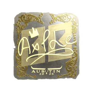 Sticker | Ax1Le (Gold) | Austin 2025