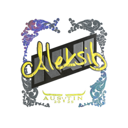 Sticker | Aleksib (Holo) | Austin 2025
