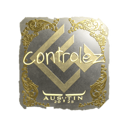 Sticker | controlez (Gold) | Austin 2025