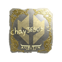 Sticker | chayJESUS (Gold) | Austin 2025