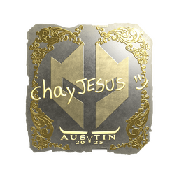 Sticker | chayJESUS (Gold) | Austin 2025