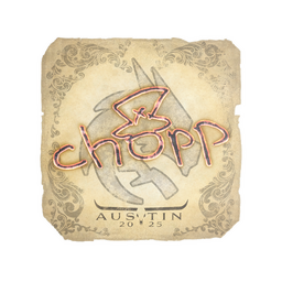Sticker | chopper | Austin 2025