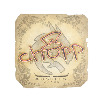 Sticker | chopper | Austin 2025