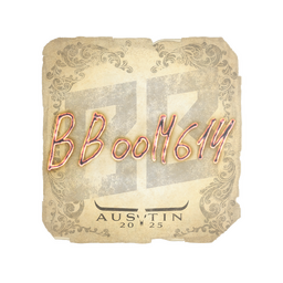 Sticker | Boombl4 | Austin 2025