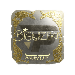 Sticker | biguzera (Gold) | Austin 2025