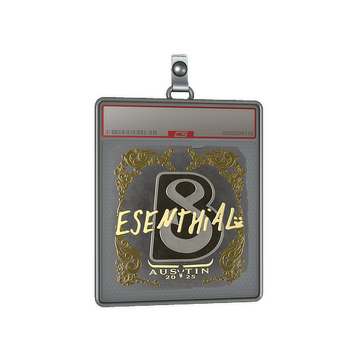 Sticker Slab | esenthial (Gold) | Austin 2025