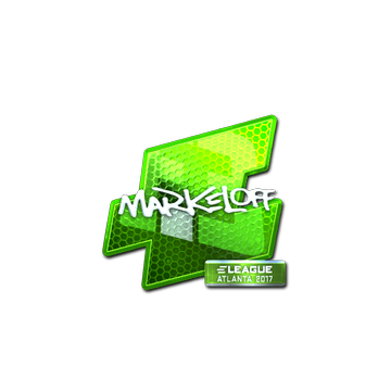 Sticker | markeloff (Foil) | Atlanta 2017
