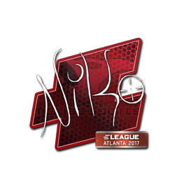 Sticker | NiKo | Atlanta 2017