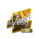 Sticker | pronax (Foil) | Atlanta 2017