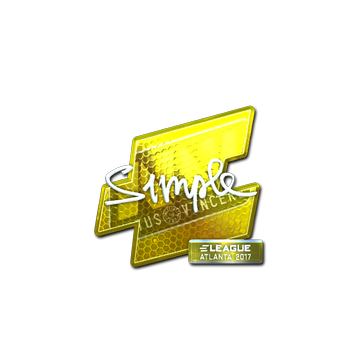 Sticker | s1mple (Foil) | Atlanta 2017