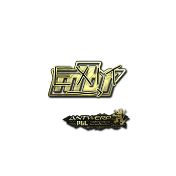 Sticker | exit (Gold) | Antwerp 2022