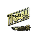 Sticker | electronic (Gold) | Antwerp 2022